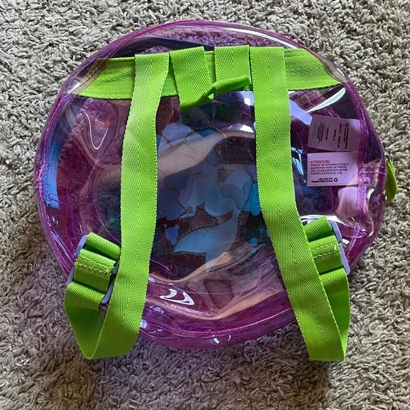 Little Mermaid Clear Mini Backpack - Picture 2 of 5